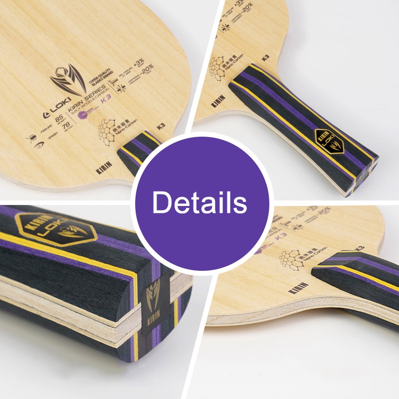 Ki Vợt Bóng Bàn Chính Hãng kirin k1 k2 k3 ping pong