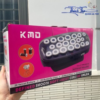 Bộ uốn tóc dùng nhiệt KMD Rapid Hot Rollers 20 ống - máy uốn tóc tại nhà
