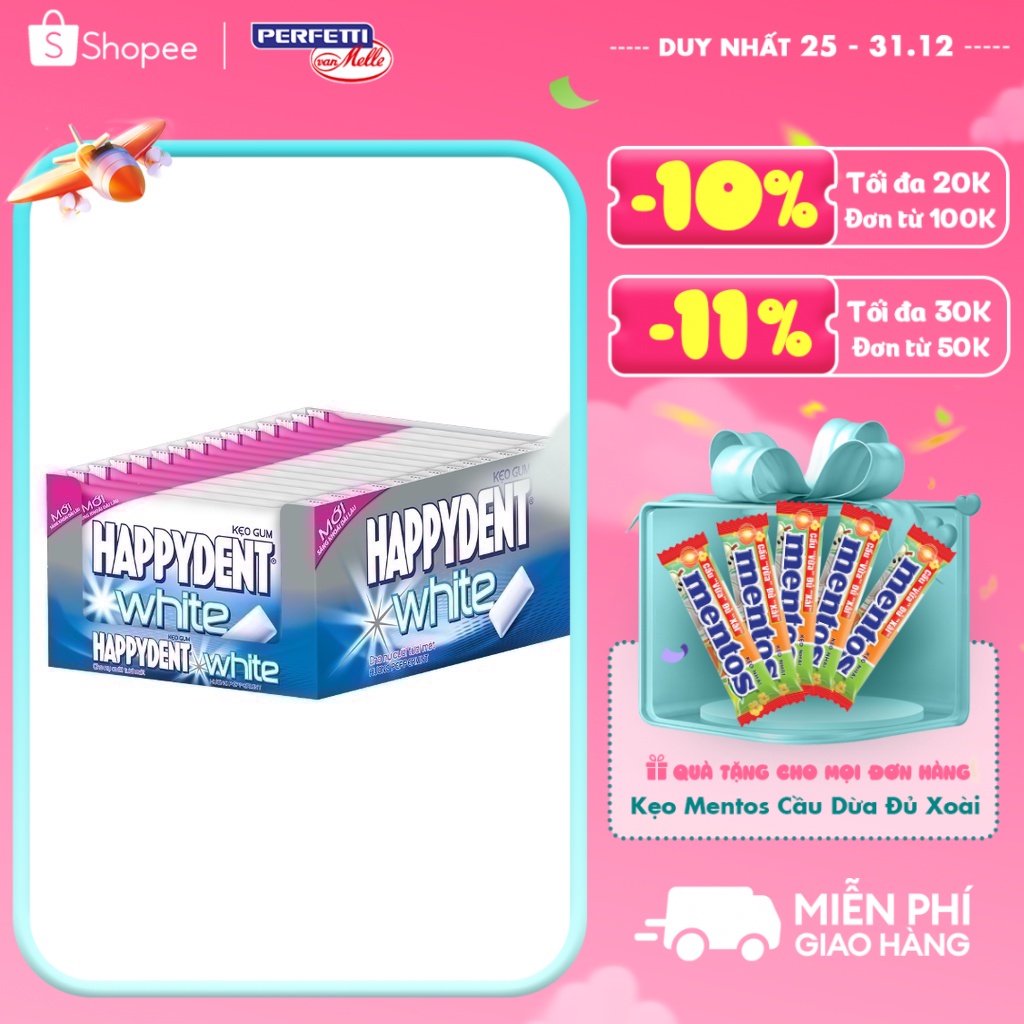 Sing gum Happy Dent (hộp 15 vỉ)