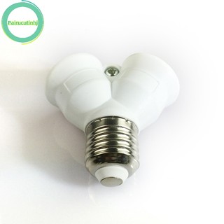 Chuôi Đèn Chuyển Đổi E27 Sang 2 - E27 E27 Dùng Cho Đèn LED E27