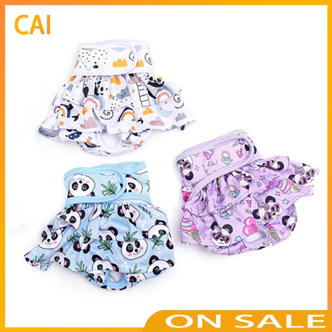 [cai Pet] Set 3 Tã Lót Thấm Hút Cao Chống Rò Rỉ Giữ Nhiệt Tốt Dành Cho