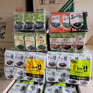 (COMBO SIÊU RẺ) RONG BIỂN LÁ KIM ĂN LIỀN HÀN QUỐC