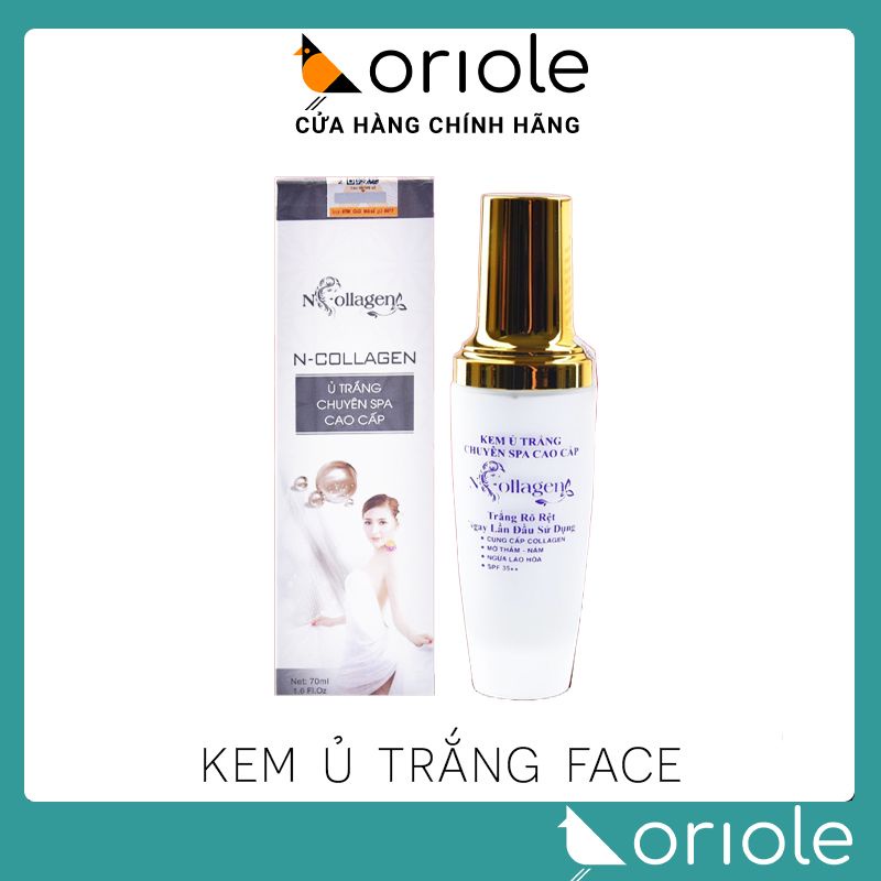 Kem Ủ Trắng Chuyên Spa Cao Cấp N Collagen - Ủ Trắng Da Cho Face N Collagen Chính Hãng
