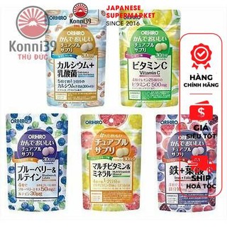 VIÊN KẸO NGẬM ORIHIRO BỔ SUNG VITAMIN VÀ DƯỠNG CHẤT CẦN THIẾT CHO CỞ THỂ