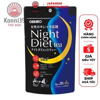 TRÀ GIẢM CÂN BAN ĐÊM CỦA NHẬT NIGHT DIET TEA (24 GÓI/TÚI)