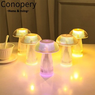 Conopery đèn led để bàn hình cây nấm