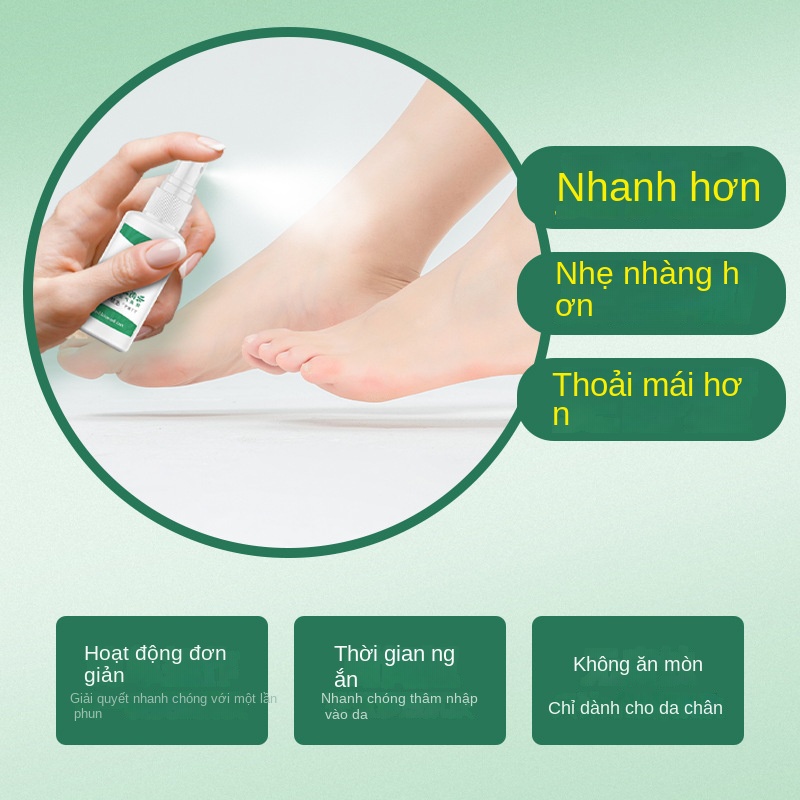 Thuốc Xịt, Mùi Hôi Chân, Mồ Hôi Chân, Chân Thối, Ngứa Chân,Thuốc Bôi Chân, Nấm, Thảo Dược Vân Nam