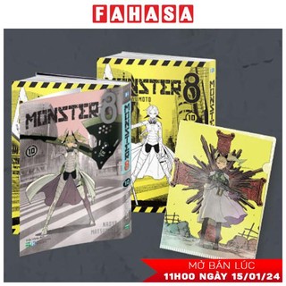 Sách monster #8 - tập 10 - bản đặc biệt - bright ver - tặng kèm clear file “numbers user”