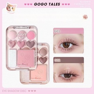 GOGO TALES Bảng phấn mắt dạng lì lấp lánh làm sáng vùng mắt