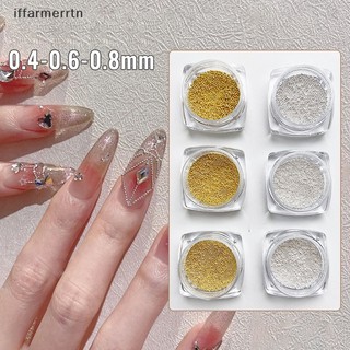 Hạt kim loại mini 0.4mm-1.5mm đính trang trí móng tay