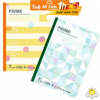Vở kẻ ngang line KLong B5 120 trang Prime MS 893 may dán gáy vở viết