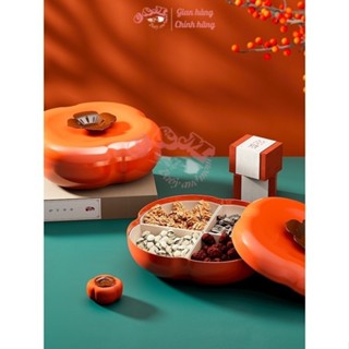  Hộp Mứt Quả Hồng C&M BABY – 4 Ngăn Tiện Dụng Tô Điểm Không Gian Tết Thêm Phần Sinh Động 