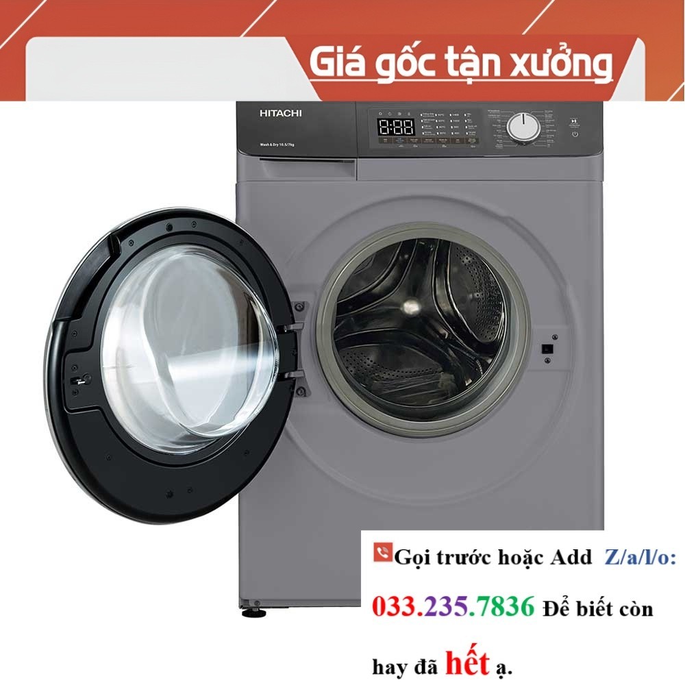 BD-D852HVOS - Máy Giặt Sấy Hitachi Inverter Giặt 8.5Kg sấy 5Kg BD-D852HVOS <<Hãng