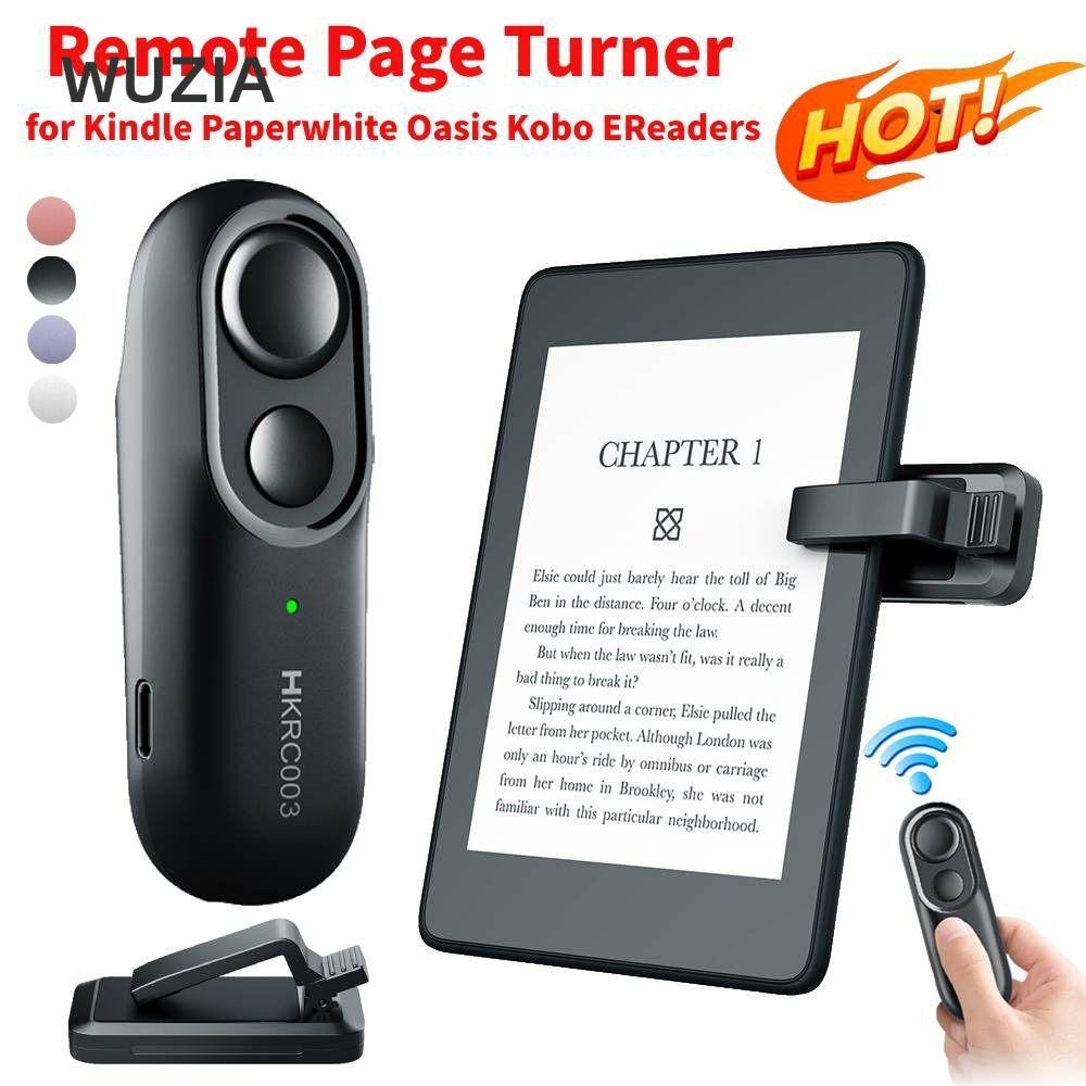 Wuzia RF Remote Page Turner, Máy bấm điều khiển từ xa thông minh thực tế, Không dây có dây đeo tay T