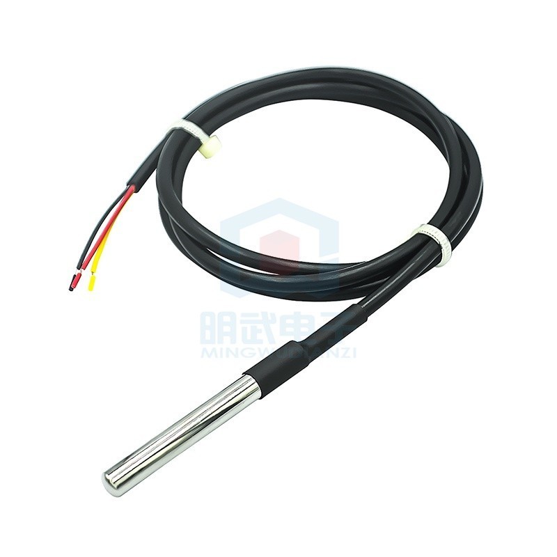 191 Dây Đo Cảm Biến Nhiệt Độ DS18B20, Chống nước, không gỉ, Cáp chống thấm DS18B20 độ chính xác cao