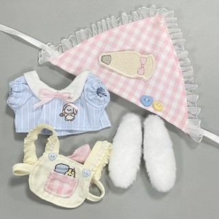 Phong Cách Mới Búp Bê Cotton Thỏ Nhà Bếp Quần Áo Cho Bé Series 10cm Quần Áo Trẻ Em Giá Trị Cao Bộ Đồ Dễ Thương Váy