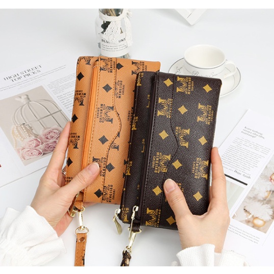 Mới Ví Da Cầm Tay Phong Cách Hàn Quốc Dành Cho Nữ