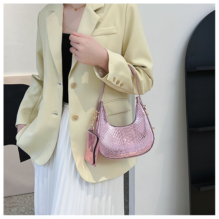 Niche Túi Đeo Một Bên Vai Da Rắn Chống Thấm Nước Thời Trang Cao Cấp Đơn Giản Di Động haobing Biqu Phong Cách Mới Cho Nữ