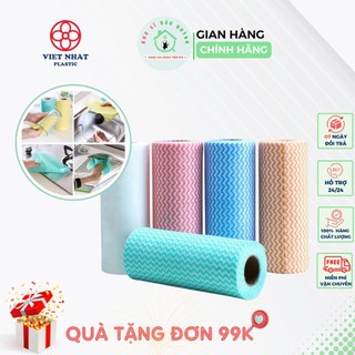  Combo 3 cuộn giấy vải đa năng nhiều màu chuyên dùng lau tay lau bếp lau bát dĩa siêu dai thấm hút 