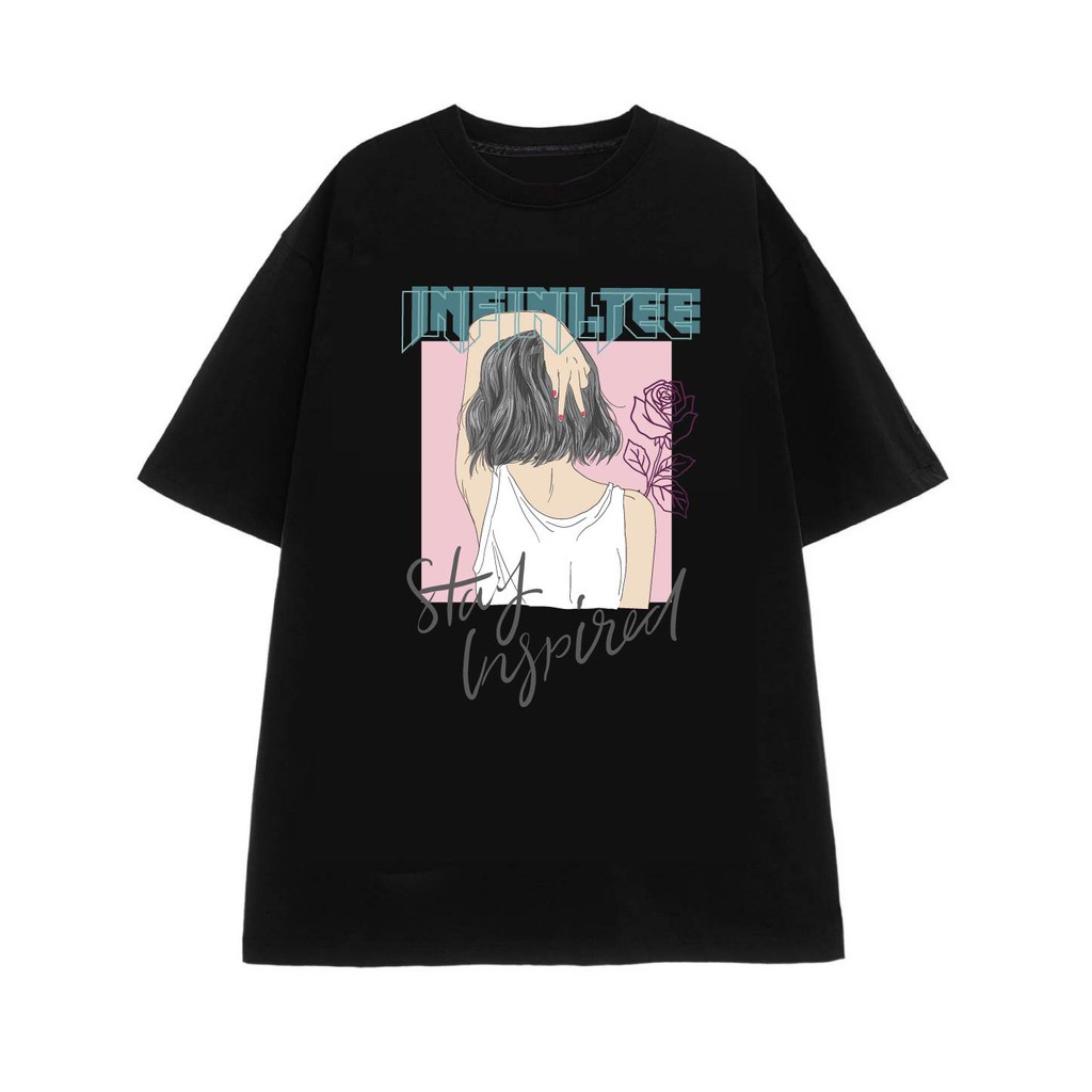 Áo thun INFINITEE Fni0256, Thun 100% Cotton - form rộng Unisex.