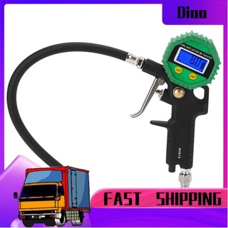 Dioo Đồng hồ đo áp suất lốp Đo chính xác kỹ thuật số phổ thông với máy bơm hơi cho xe đạp