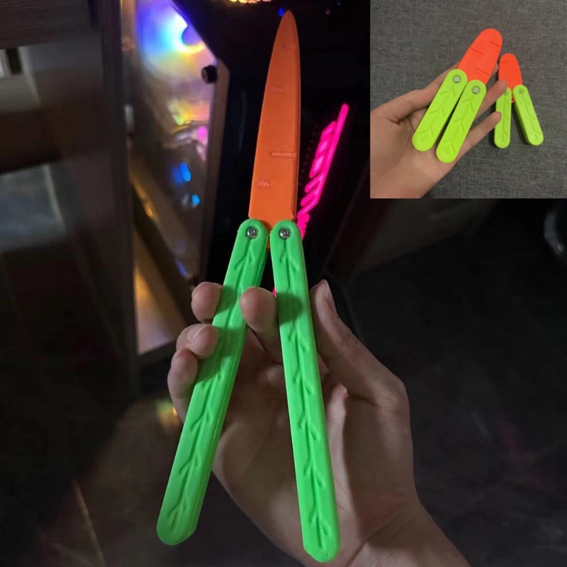 Lược Cà Rốt / Bướm 3d Phát Sáng Độc Đáo Cho Bé
