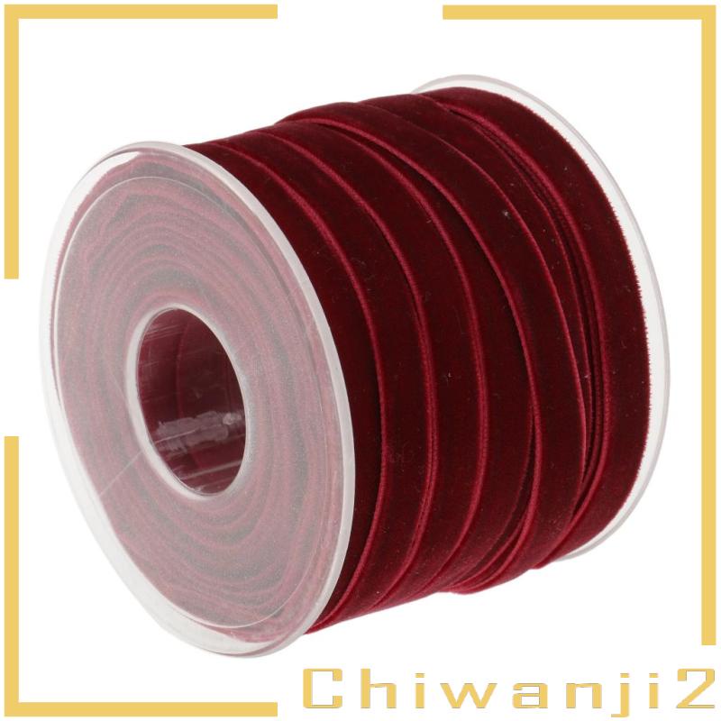 Cuộn Dây Ruy Băng Nhung 20 yard 10mm Trang Trí Tiệc Cưới