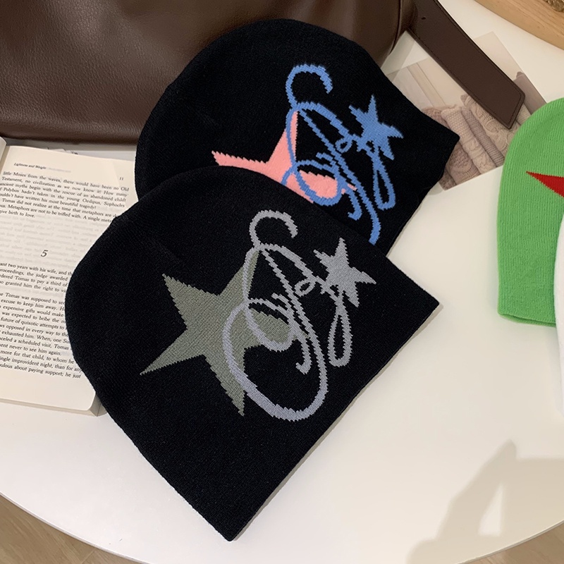 Mũ Len Dệt Kim Phong Cách hip hop Đường Phố