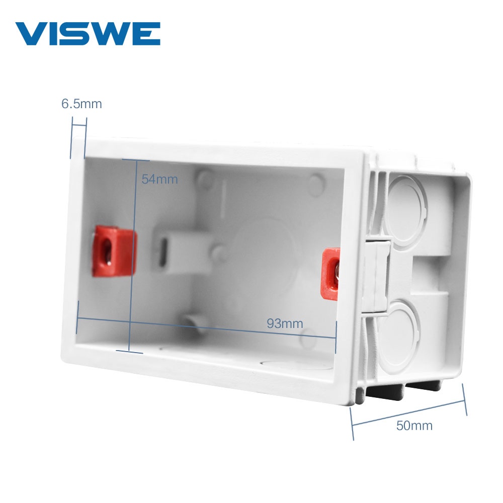 Viswe ổ điện ổ cắm điện công tắc usb type c  2 Chấu 3 Chấu Cổng usb type c tv / rj45 / jack 1 / 2 / 3gang 1 / 2 Chiều 118 * 72mm