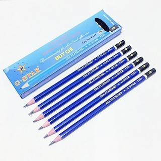 Combo 2 cây bút viết chì gỗ 2b / 3b / 4b / 5b / 6b gstar p333