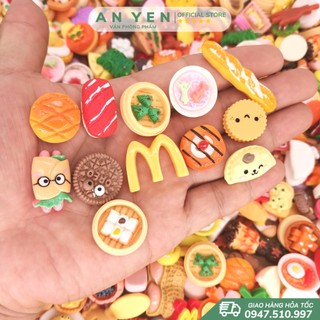 Mô hình đồ ăn, trái cây chai nước mini - Tổng hợp các mẫu charm slime, đồ handmade DIY