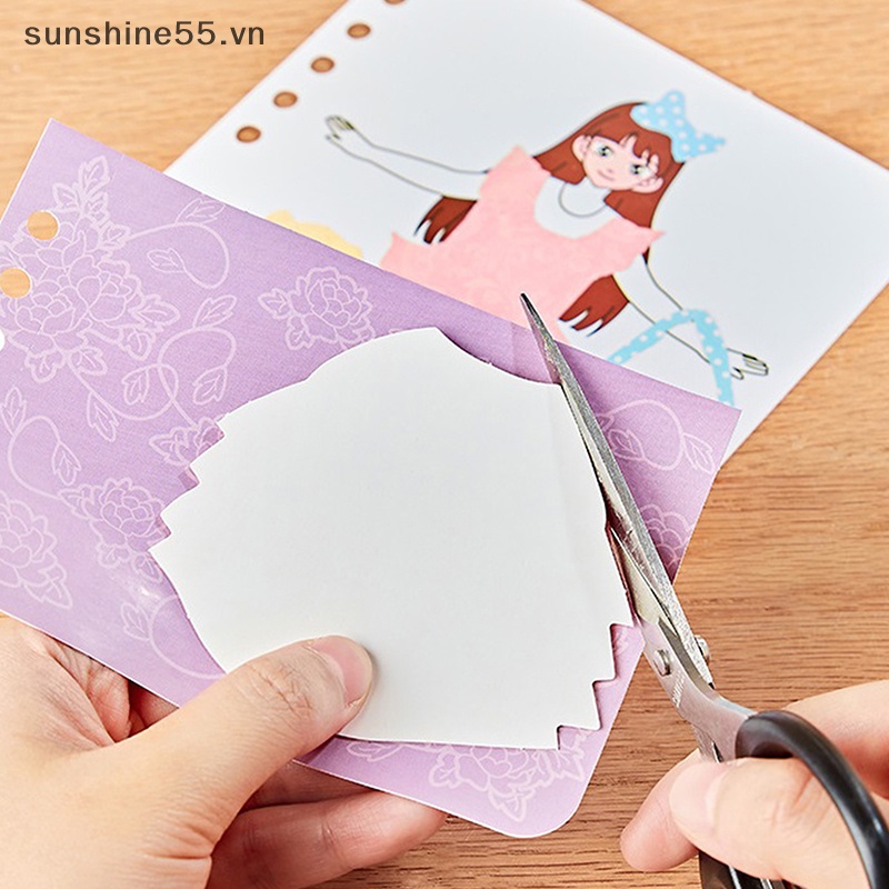 Sunshine Bộ Đồ Chơi Hình Dán Công Chúa Phép Thuật Thủ Công diy Giáo Dục Cho Bé Gái vn