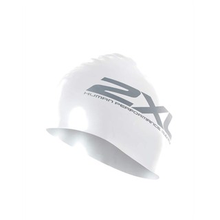 Mũ bơi 2xu us1355f unisex adult - white/white