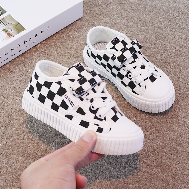 Giày Thể Thao Vải canvas Thiết Kế Mới Thời Trang Mùa Xuân Thu Dành Cho Bé Gái