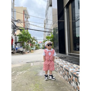 [size 13kg-18kg ] Set bộ gile công tử bé trai