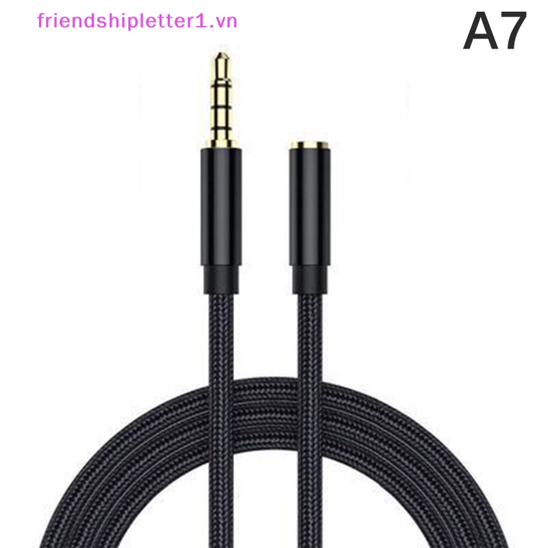 Dây Cáp Nối Dài Tai Nghe 3.5mm Bằng Hợp Kim Nhôm