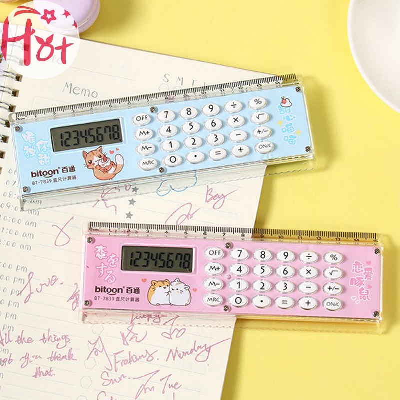 Jr Bộ Thước Đo Toán Học Họa Tiết Hoạt Hình kawaii Cho Học Sinh vn