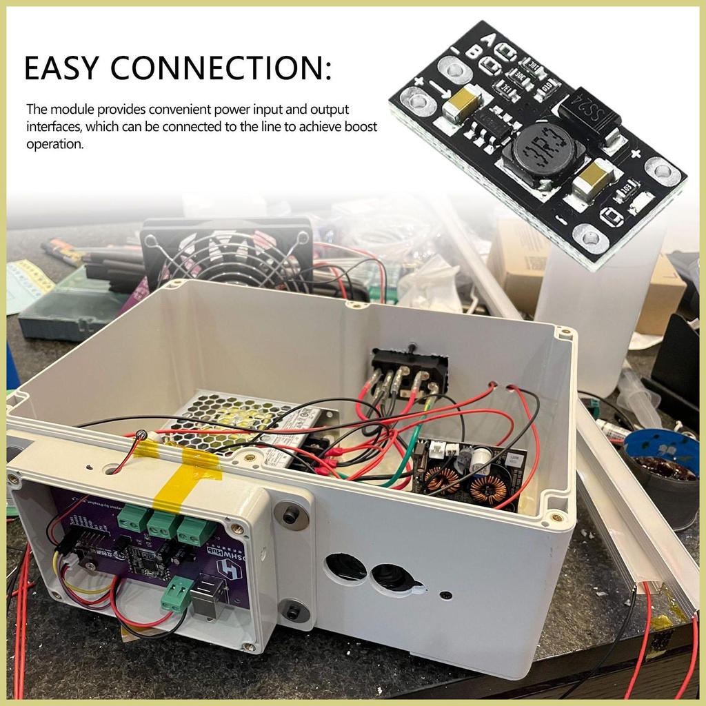Mô-đun Tăng Áp Nguồn Điện 3.7v dc-dc Từ 3.7v Lên 5v / 8v / 9v aseavn