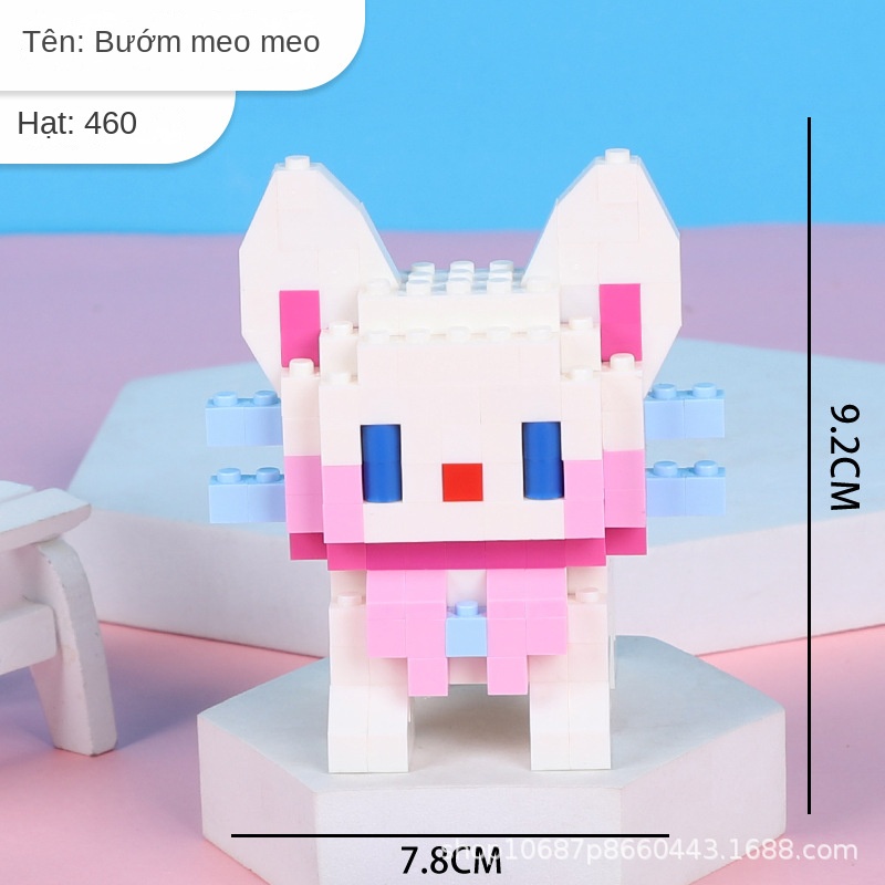 Đồ Chơi lego Hình Chú Mèo Dễ Thương Xinh Xắn