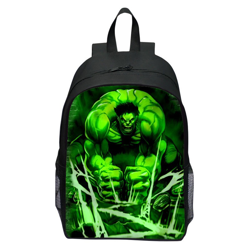 Balo Đi Học Hulk 3D Hoạt Hình Trọng Lượng Nhẹ Và Thoải Mái Cho Bé