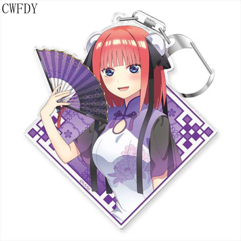 Móc khóa The Quintessential Quintuplets Nhân vật Nakano Ichika Nino Miku Yotsuba Itsuki Sisters Acrylic phụ kiện cute
