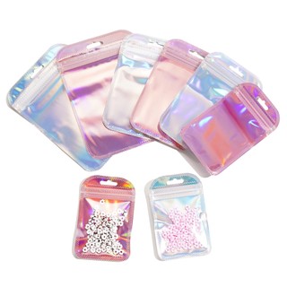  St.kunkka Set 20 Túi Zip Nhựa polypropylene Nhiều Màu Sắc Gói Trang Sức Quà Tặng 
