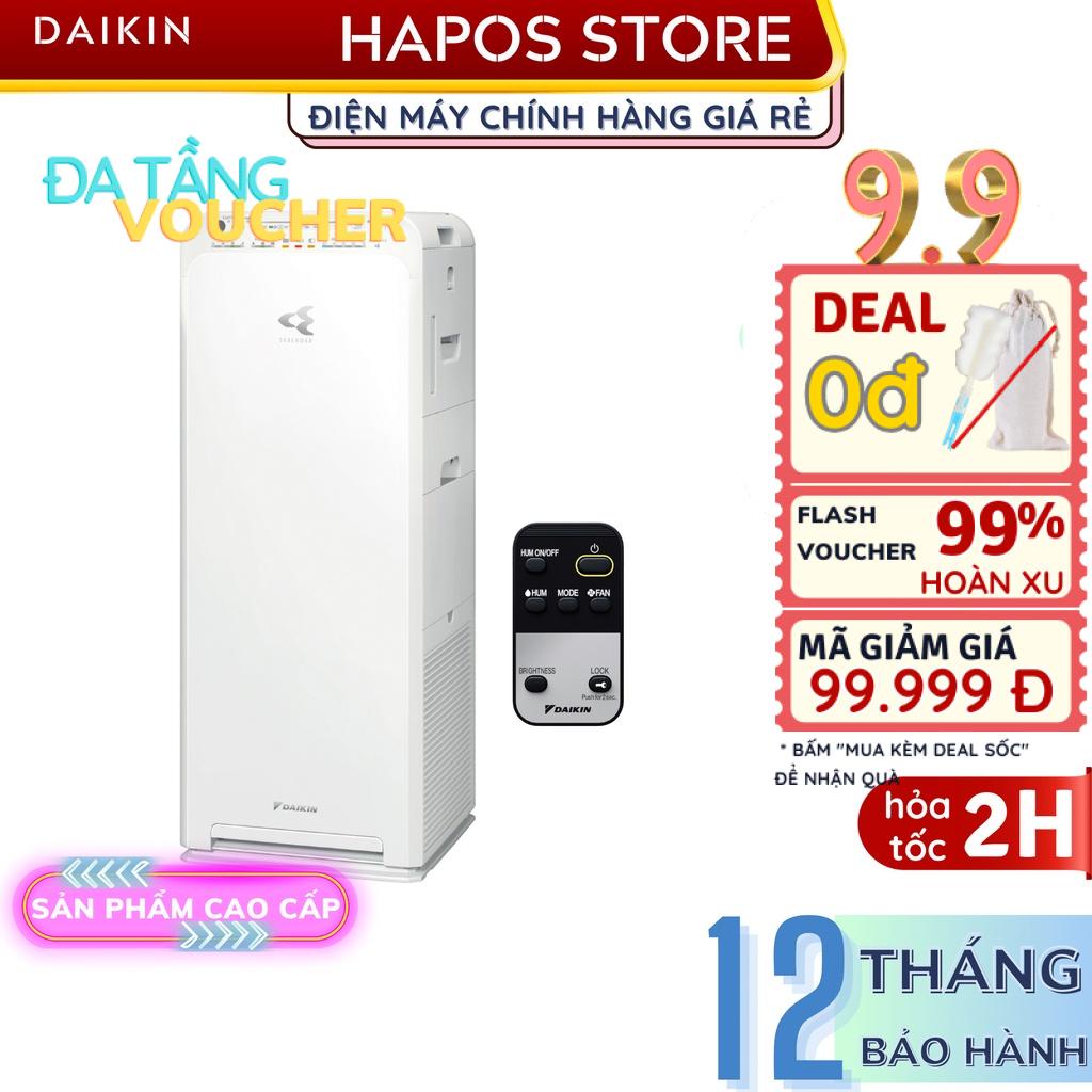 Máy lọc không khí tạo ẩm Daikin MCK55TVM6, phù hợp phòng 41m2, công nghê Streamer - HAPOS Bảo hành điện tử chính hãng