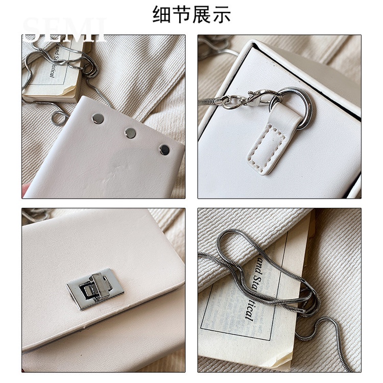 SEMI  túi xách mini nữ túi xách nữ đeo chéo 2023 NEW  fashion Cái mới Thời trang Thời trang GSN23905X7 37Z230910