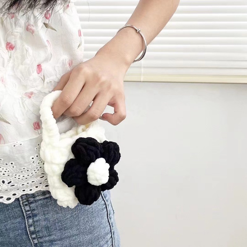 Vỏ Bảo Vệ Hộp Sạc Tai Nghe bluetooth Không Dây airpods1 / 2 3 pro pro2 air pods pro 3 Hình Hoa Trà Nhồi Bông Dễ Thương Ốp