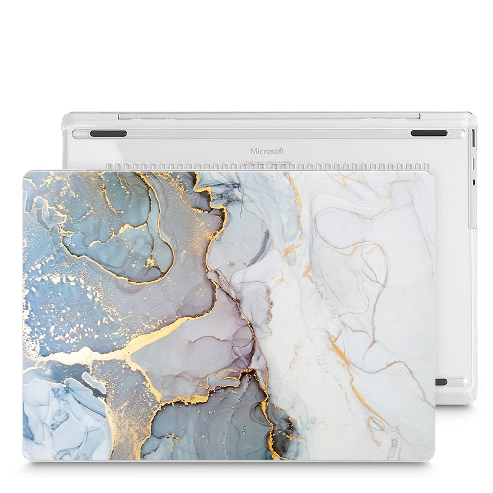 Mới Bao Da Máy Tính Bảng Họa Tiết Vân Đá Cho microsoft surface laptop go 13.5 12.4 inch 15 Ốp