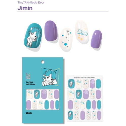 *BIG SALE LAST CHANCE*  BTS Gel Nail Sticker *Random Box* -Magic Door , Nail Art Sticker, Korea, RM, JIN, JIMIN, SUGA, J-HOPE, JUNGKOOK, V