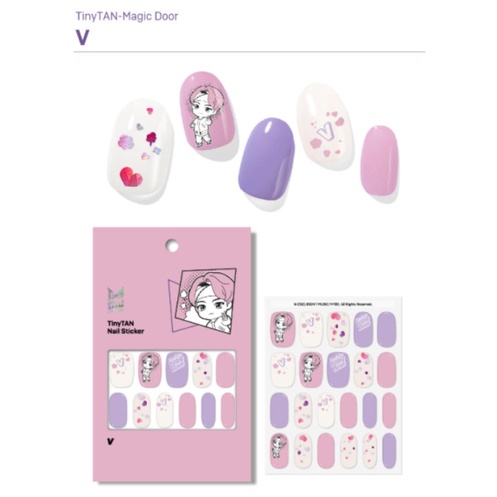 *BIG SALE LAST CHANCE*  BTS Gel Nail Sticker *Random Box* -Magic Door , Nail Art Sticker, Korea, RM, JIN, JIMIN, SUGA, J-HOPE, JUNGKOOK, V