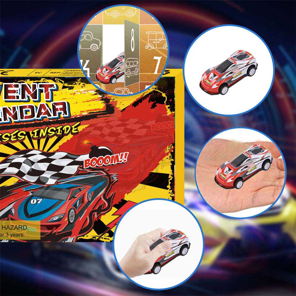 Christmas  Advent Calendar 24  Racing Car Toys