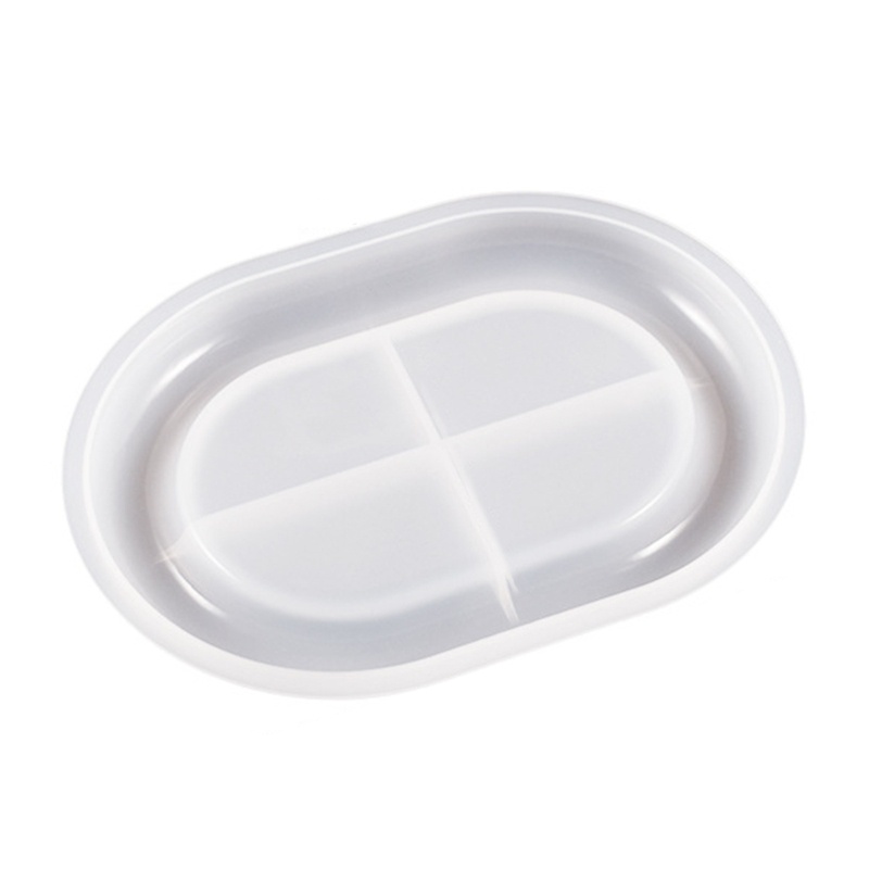 Flgo Khuôn Silicon Hình oval / Đám Mây / Trái Tim / Hoa Tiết Kiệm Không Gian Làm Đĩa resin diy Tại Nhà